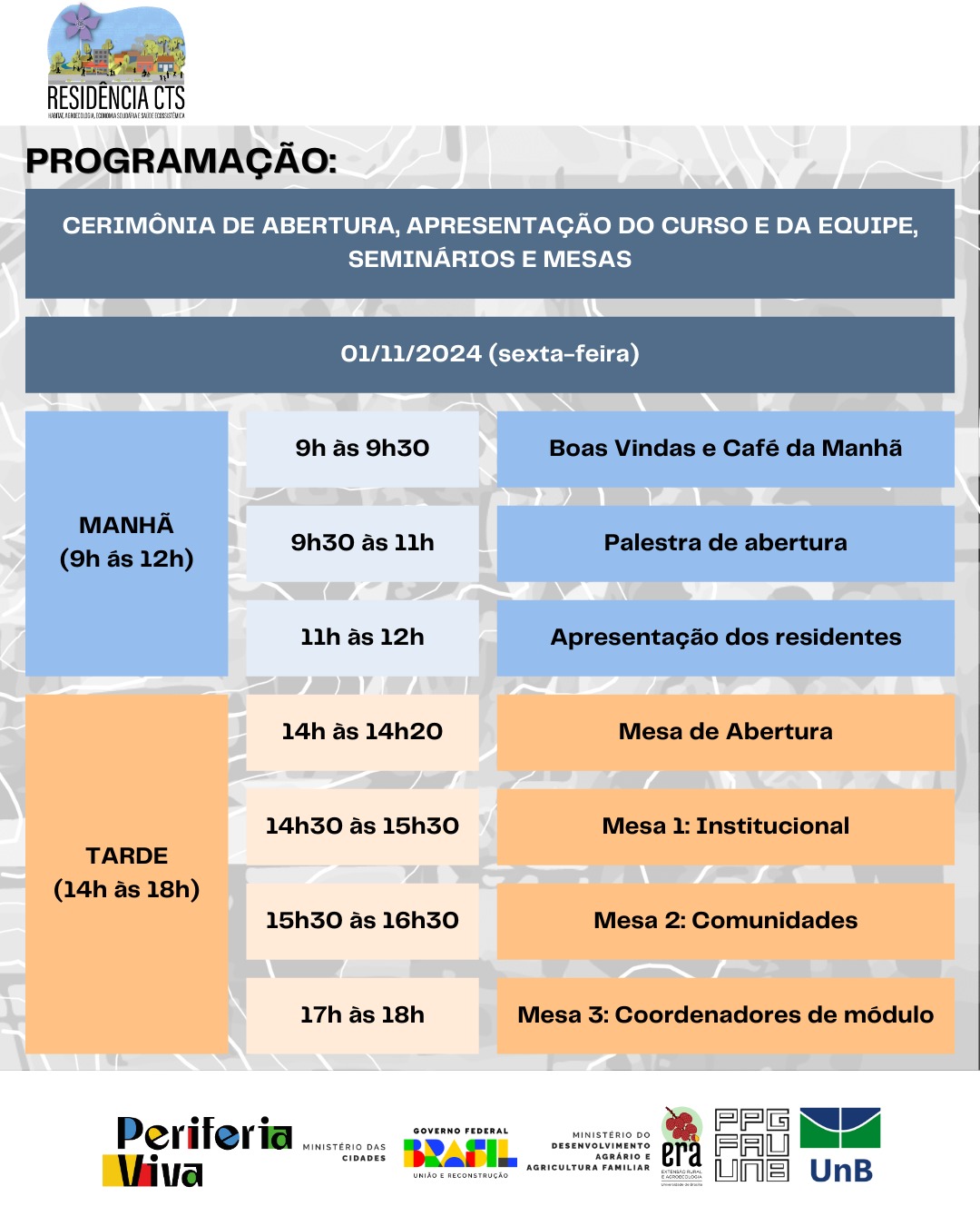Card Programação geral
