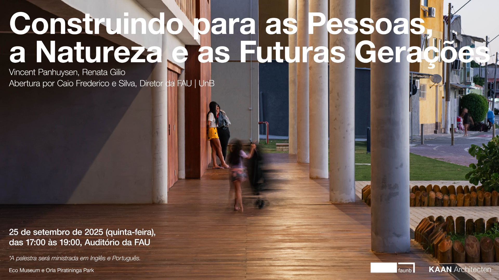 Palestra Internacional na FAU | UnB